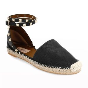 🚫SOLD‼️ VALENTINO Rockstud Espadrilles in Black (Size 40)